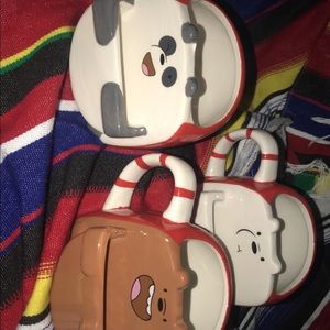 Miniso We Bare Bears Mug Set Factory Defect